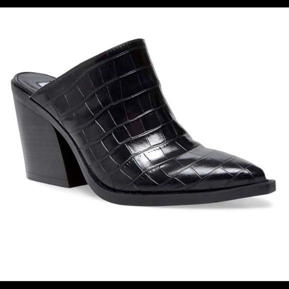 NIB-Steve Madden Crock-Embossed Mule - Picture 3 of 8